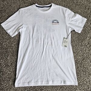 REI Co-op T-Shirt Unisex XS White Shirt Hiking Outdoor Stretch NWT